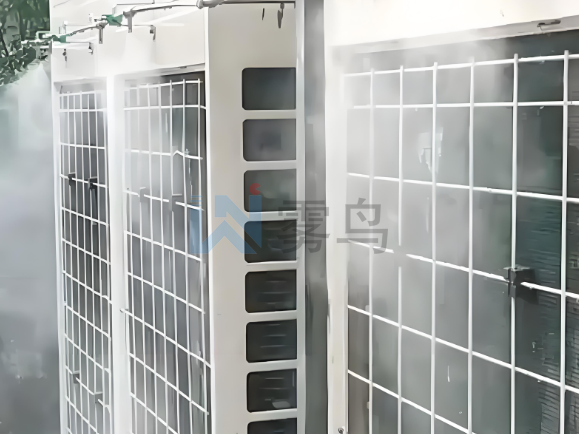 山西機(jī)房噴霧降溫節(jié)能案例分析，通信機(jī)房數(shù)據(jù)中心風(fēng)冷式空調(diào)室外機(jī)噴霧降溫系統(tǒng)