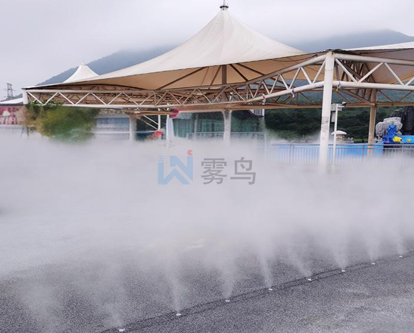 北京公園的夏日秘密武器 —— 噴霧降溫系統(tǒng)?，北京噴霧降溫廠(chǎng)家
